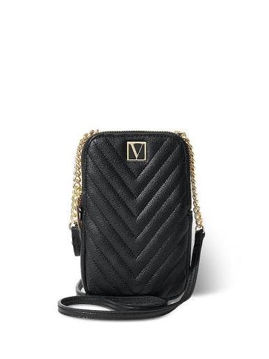 Victoria Aliedasi Quilted Chain Crossbody Bag